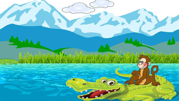 The Monkey and The Crocodile